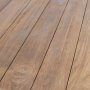 Pyöreä Teak ruokapöytäryhmä Catalina ja 4 Catalina rottinkituolia