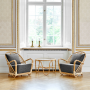 Rottinkinen sohvapöytä Charlottenborg, By Arne Jacobsen
