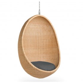 Muna rottinki riipputuoli - Hanging Egg Chair