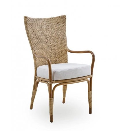 Rottinkinen Melody ruokapöydäntuoli käsinojilla