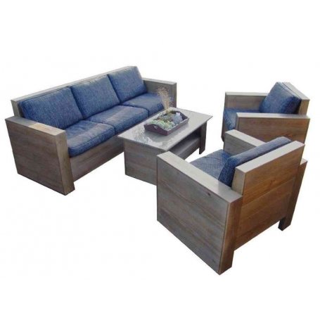 Jäkälä-kalusto, harjattu / kuultovärjätty